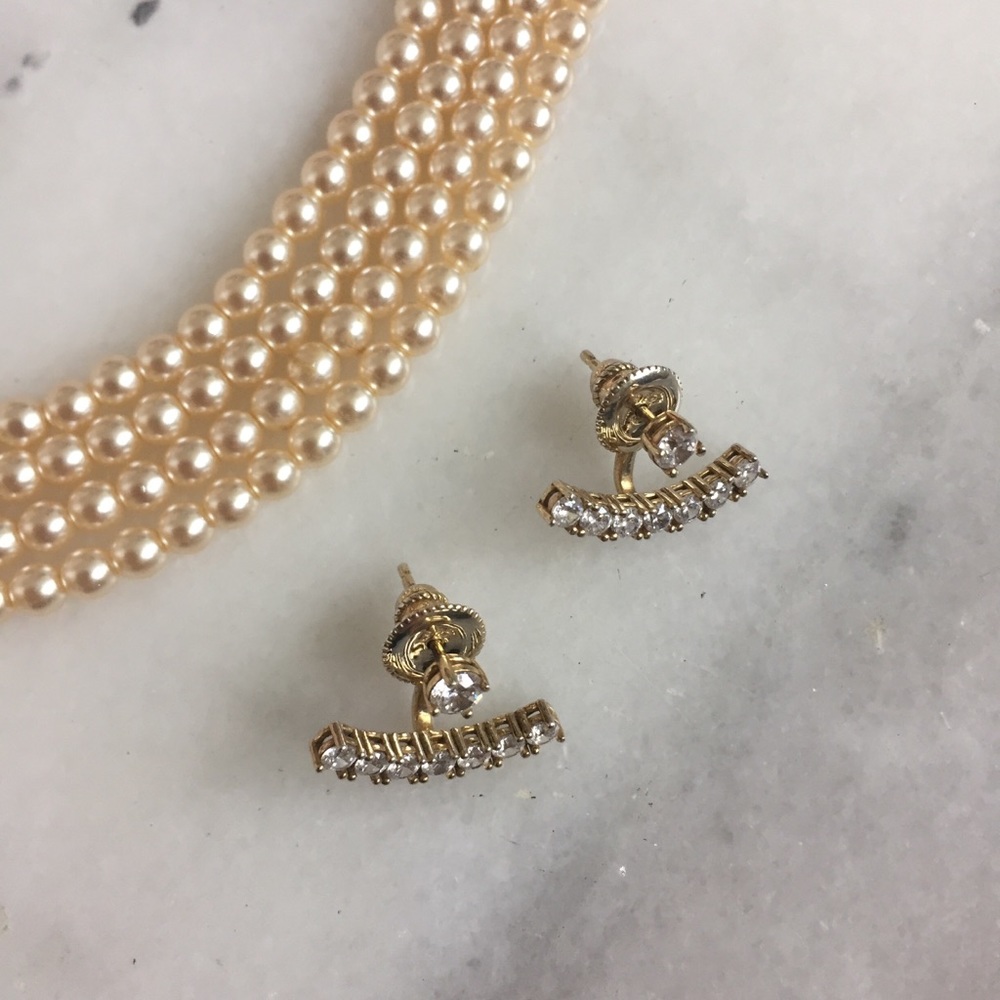 Studs With Ear Jackets - image 2